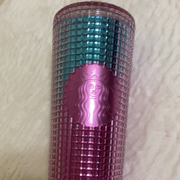 Starbucks Summer Blue/Pink Grid Tumbler - Picture 6 of 9